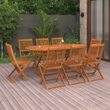  9-dijelni vrtni blagovaonski set 180x90x75 cm bagremovog drva | shoptok.hr
