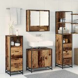  Set namještaja za kupaonicu 4 kom. Staro drvo 65 x 33 x 60 cm | shoptok.hr