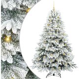 vidaXL Umestno božično drevo med 300 LED Zelena 180 cm PE in PVC | Shoptok.si