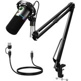 Maono gaming mikrofon PD200XS, USB XLR, RGB, črna Cene