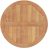  Vrtni set 5 kom. Smeđa Masivno tikovno drvo | shoptok.hr