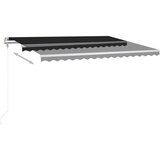  Automatska tenda sa senzorom za vjetar LED 450x300 cm antracit | shoptok.hr