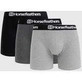 Horsefeathers Dynasty Oprijete boksarice 3 Piece Siva