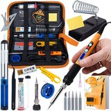 Rosfix SolderKit Pro 8w1 – Set Za Lemljenje, Spajkalnik 60W LCD 200–450°C | 230V, Odsesovalnik 3mm, ESD, RMA-223, (5000356667) Cene