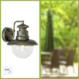 Brilliant - Spoljašnja zidna lampa ARTU 1xE27/60W/230V IP44 patina/zlatna | Eponuda.com