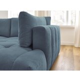 Bobochic Paris Plava sklopiva/s prostorom za odlaganje kutna garnitura (s desnim kutom/u obliku slova L) Fuji – | shoptok.hr