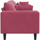 SOFA Vinska crvena 250 x 77 x 76 cm Baršun | shoptok.hr