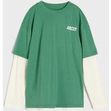Sinsay Pamučna majica s natpisom | shoptok.hr