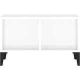  Stolić za kavu sjajni bijeli 60x50x36 5 cm konstruirano drvo | shoptok.hr