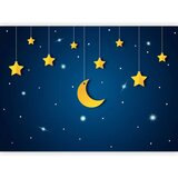  Foto tapeta - Skyline - night sky landscape with stars and moon for children 392x280 Samoljepljiva | shoptok.hr