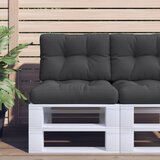 vidaXL Jastuk za palete crni 50 x 40 x 12 cm od tkanine Cijene