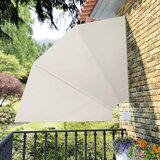 vidaXL sklopiva bočna tenda krem 210 x 210 cm | shoptok.hr