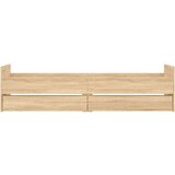 vidaXL Okvir kreveta s ladicama boja hrasta 90x200 cm | shoptok.hr