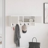  Vješalica za kapute na zidu s policom Bijelo 80 x 20 x 30 cm | Eponuda.ba