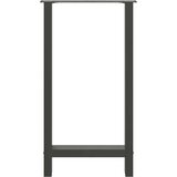 vidaXL Noge kavne mizice antracit 2 kosa 40x(90-91) cm jeklo | Shoptok.si