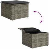  Sjedeća garnitura za vrt 8 kom. Siva poliratan | shoptok.hr