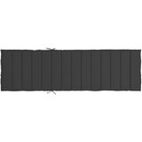  Jastuk za ležaljku crni 200 x 70 x 3 cm od tkanine Oxford | Eponuda.com