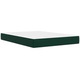  Okvir kreveta s madracem Zidne 2 pcs Tamnozelena Baršun - Tamnozelena 140 x 200 cm | shoptok.hr