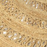  Ručno rađeni pleteni tepih od jute 90 cm | shoptok.hr