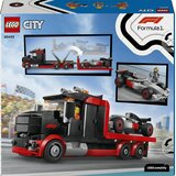 Lego City F1 Razstavni tovornjak z dirkalnikom Audi F1 številka 60493 u