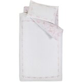 Catherine Lansfield Bela enojna posteljnina 135x200 cm Bow Embroidery – Cene