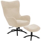 Actona Komplet krem-belih otomanov Talgarth | Shoptok.si
