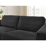 Bobochic Paris Crna sofa za spavanje/sklopiva od samta 220 cm Hugo – | shoptok.hr