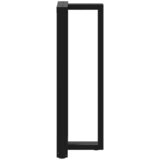  Noge za barski stol T-oblika 2 kom Crne 50x35x(110-111) cm Čelik | shoptok.hr