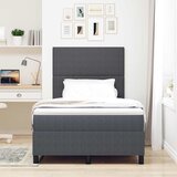  LED Box Spring Krevet Tamno siva i bijela 120 x 200 cm | shoptok.hr