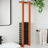  Stalak za ručnike voštano smeđi 23x18x110 cm masivna borovina | shoptok.hr