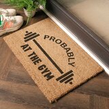Artsy Doormats Otirač od kokosovih vlakana 40x60 cm Probably At The Gym – | shoptok.hr