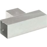  Spojnici za stupove u T-obliku 4 kom pocinčani metal 91 x 91 mm | shoptok.hr