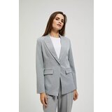 Marisse Single-Breasted Jacket With Delicate Gray Stripes | Eponuda.ba