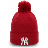 New Era MLB WMNS TWINE BOBBLE KNIT NEW YORK YANKEES Ženska klupska zimska kapa, crvena, veličina