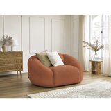 Bobochic Paris Oranžen fotelj iz tkanine bouclé Tina – | Shoptok.si