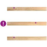  Okenske police 2 kosa neobdelana 160x15x2 cm trdna hrastovina | Shoptok.si