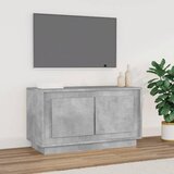 The Living Store ormarić siva boja betona 80x35x45 cm od konstruiranog drva | shoptok.hr