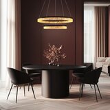 Lesnina XXXL VISEČA NIHALNA LED-SVETILKA Frozi 2500 lm 3000 K | Shoptok.si