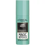 L´Oréal Paris magic retouch instant root concealer spray sprej za pokrivanje narastka kose 75 ml nijansa dark brown