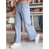 DStreet Spodnie damskie wide leg MOBISKA niebieskie Cene
