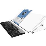 Dataflex Držalo za dokumente ERGODOC®, nastavitev višine 136 - 206 mm, prozorno | Shoptok.si