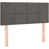 Box spring postelja z vzmetnico temno siva 100x200 cm žamet, (20846827) | Shoptok.si