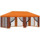 vidaXL Paviljon s stenami 6 x 3 m Oranžna Poliester in jeklo 190, (5000219022) | Shoptok.si