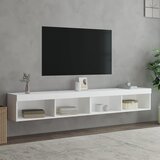TV ormarići s LED svjetlima 2 kom bijeli 100x30x30 cm | Eponuda.com