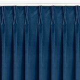  Curtain VILA color indigo style classic flex 9.5 cm with double pleat velvet 265x270 HOMEDE | shoptok.hr