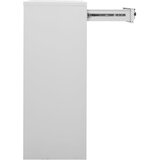  Uredski ormarić svjetlosivi 90 x 40 x 102 cm čelični | Eponuda.com