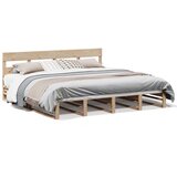  Okvir kreveta bez madraca 200 x 200 cm od masivne borovine | shoptok.hr