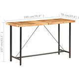 vidaXL Barski stol 180 x 70 x 107 cm od masivnog bagremovog drva | shoptok.hr