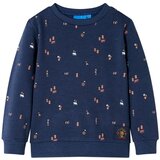  Dječja topla majica modra prošarana 128 | shoptok.hr