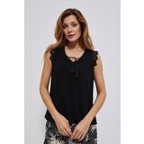 Moodo Viscose top with lace | shoptok.hr